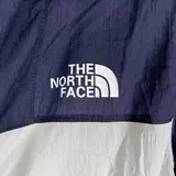 The North Face Blue and White Windbreaker Jacket