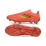 Adidas F50+ Elite Laceless Orange and Golden Firm Ground FG Football Boot