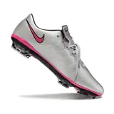 Nike Air Zoom Mercurial Vapor 10 Elite Gray and Pink Firm Ground FG Football Boot