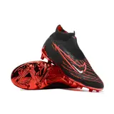 Nike Phantom GX Elite DF Black and Red Firm Ground FG Kids Football Boot