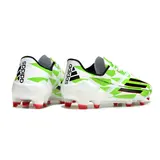 Adidas F50 Adizero White and Green Firm Ground FG Football Boot