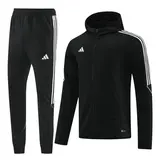 Adidas Cold Set Black and White Coat and Pants