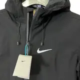 Nike Black Windbreaker Jacket - Zip Hooded