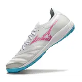Mizuno Neo Sala White Pink and Blue Turf TF Football Boot