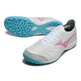 Mizuno Neo Sala White Pink and Blue Turf TF Football Boot