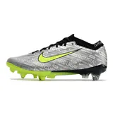 Nike Zoom Mercurial Vapor 15 Elite Aluminium Studs SG Gray and Green Football Boot
