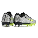 Nike Zoom Mercurial Vapor 15 Elite Aluminium Studs SG Gray and Green Football Boot