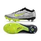 Nike Zoom Mercurial Vapor 15 Elite Aluminium Studs SG Gray and Green Football Boot