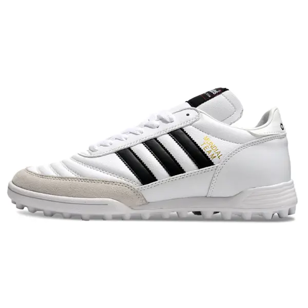 Adidas Mundial Team White and Black Turf TF Football Boot