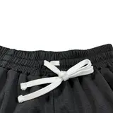 Nike Black and White Shorts - Diagonal Swoosh