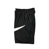Nike Black and White Shorts - Diagonal Swoosh