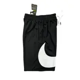 Nike Black and White Shorts - Diagonal Swoosh