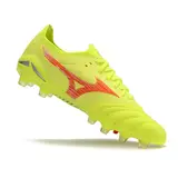 Mizuno Morelia Neo IV Elite Yellow and Red Firm Ground FG Football Boot