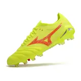 Mizuno Morelia Neo IV Elite Yellow and Red Firm Ground FG Football Boot