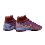 Nike Zoom Mercurial Superfly 9 Elite Kids Purple Turf TF Football Boot