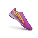 Adidas F50 Hyperfast Laceless Elite Purple and Yellow Turf TF Football Boot