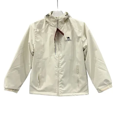 Camel Beige Windbreaker Jacket