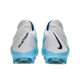 Nike Phantom GX Elite White and Light Blue Firm Ground FG Kids Football Boot