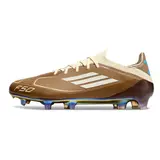 Adidas F50 Primeknit Elite Brown and Light Blue Firm Ground FG Football Boot