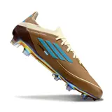 Adidas F50 Primeknit Elite Brown and Light Blue Firm Ground FG Football Boot