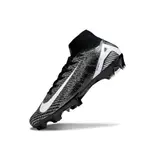 Nike Air Zoom Mercurial Superfly 10 Elite Black and White Firm Ground FG Football Boot - Black/White Knit
