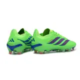 Adidas Predator 26 Elite Fluorescent Green and Blue Firm Ground FG Football Boot