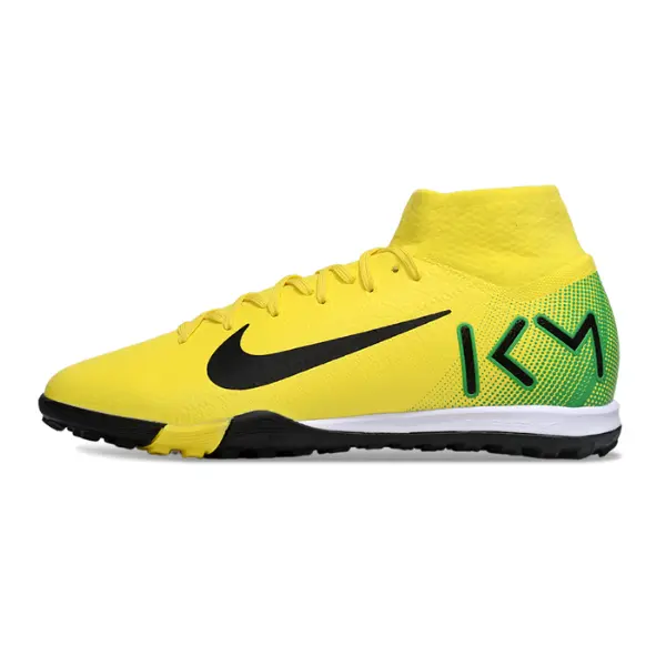 Nike Zoom Mercurial Superfly 10 Elite Yellow Mbappe Pack Turf TF Football Boot
