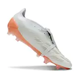 Adidas Predator 30 Elite Tongue White and Orange Firm Ground FG Football Boot