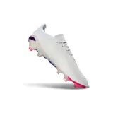 Adidas Predator 26 Elite White, Pink and Purple Firm Ground FG Football Boot