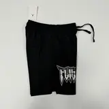 Jordan Black and White Shorts - Flight Graphic