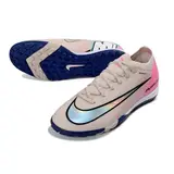 Nike Zoom Mercurial Vapor 16 Elite Gray, Dark Blue and Pink Turf TF Football Boot