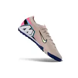 Nike Zoom Mercurial Vapor 16 Elite Gray, Dark Blue and Pink Turf TF Football Boot