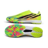 Adidas F50 Hyperfast Laceless Elite Green Turf TF Football Boot