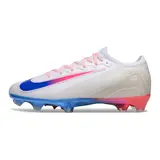 Nike Air Zoom Mercurial Vapor 16 Elite White Blue and Orange Firm Ground FG Kids Football Boot