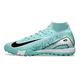 Nike Zoom Mercurial Superfly 10 Elite Kids Light Blue Turf TF Football Boot
