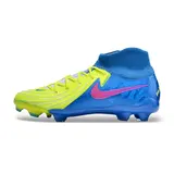 Nike Phantom Luna 2 Elite Yellow and Blue Firm Ground FG Kids Football Boot