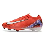 Nike Air Zoom Mercurial Vapor 16 Elite Red and Black Firm Ground FG Football Boot - Red/Purple