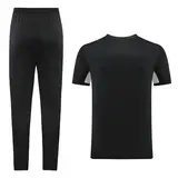 Nike White Black Training Set T-Shirt and Pants