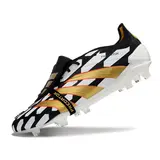 Adidas Predator 30 Elite Tongue Black White and Yellow Firm Ground FG Football Boot