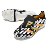 Adidas Predator 30 Elite Tongue Black White and Yellow Firm Ground FG Football Boot
