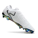 Nike Phantom GX2 Elite White and Green Firm Ground FG Football Boot - White/Black
