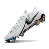 Nike Phantom GX2 Elite White and Green Firm Ground FG Football Boot - White/Black