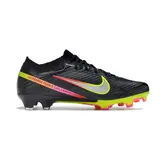 Nike Zoom Mercurial Vapor 15 Elite Black Pack Firm Ground FG Kids Football Boot - Black/Volt/Pink