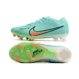Nike Zoom Mercurial Vapor 15 Elite Light Blue and Green Firm Ground FG Football Boot
