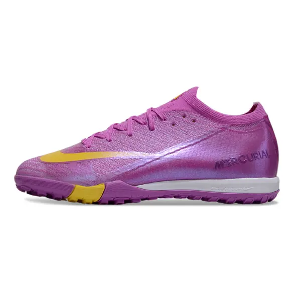 Nike Zoom Mercurial Vapor 16 Elite Kids Purple Turf TF Football Boot - Pink/Purple