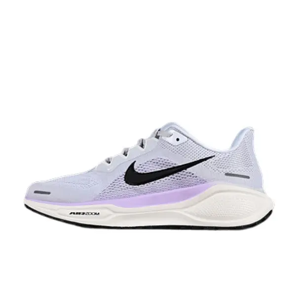Nike Air Zoom Pegasus 41 White and Purple Running Shoes