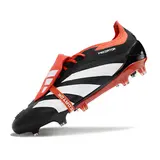 Adidas Predator 30 Elite Tongue Black and Red Firm Ground FG Football Boot