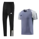 Adidas Grey Training Set T-Shirt and Pants