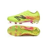 New Balance Furon Team V8 Yellow and Pink Firm Ground FG Football Boot