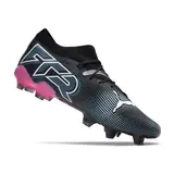 Puma Future 7 Black Light Blue and Pink Firm Ground FG Football Boot